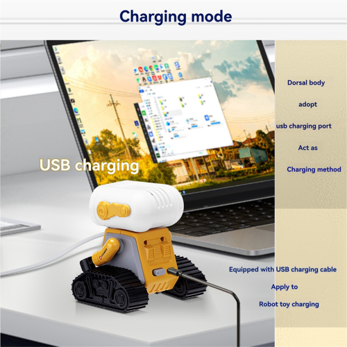 Juguete robot con inteligencia artificial, detección de gestos, recargable, RC 1