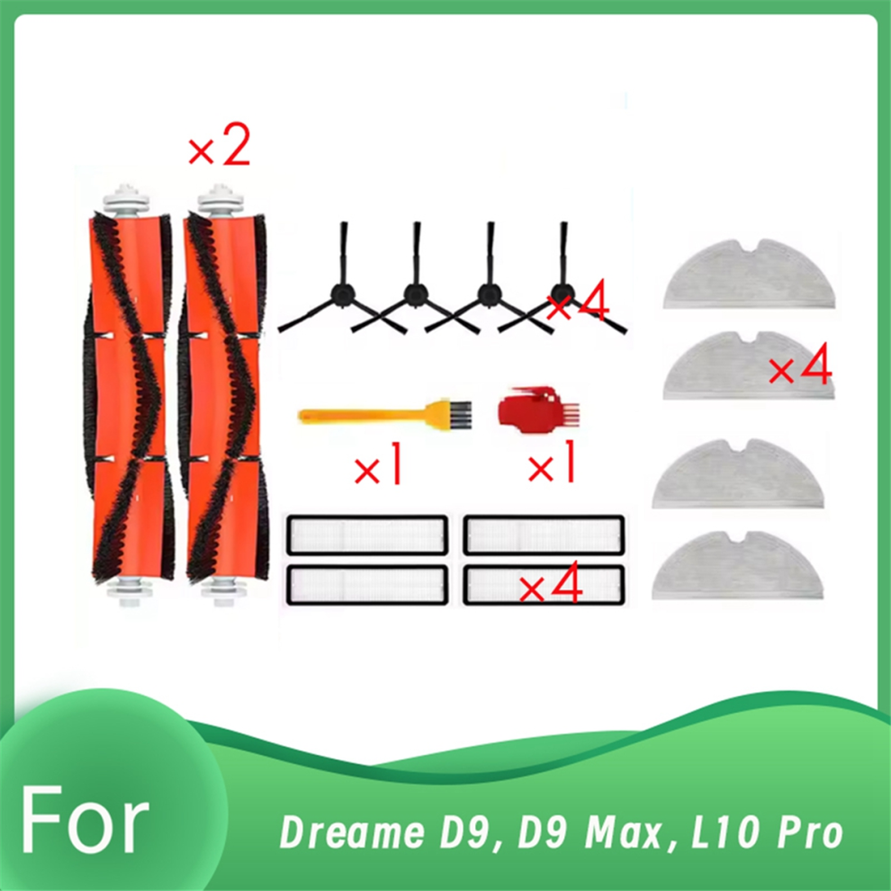 16PCS For Dreame D9/L10 Pro Robot Vacuum Accessories-image-OPC-PHHQH2Y-NEW