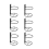 6 Pack Wall Mounted Wine Rack, for Wine Storage Wall Wine Theme Decor 1
