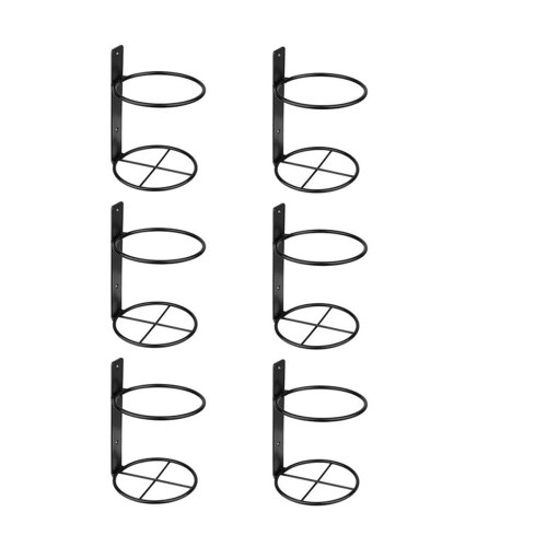 6 Pack Wall Mounted Wine Rack, for Wine Storage Wall Wine Theme Decor