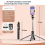 2.2m Selfie Stick 360 Degree Rotating Stand Bluetooth Selfie Stick 5
