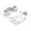 For Meta Quest 3S VR Helmet Charging Base Handle Contact Seat White 1