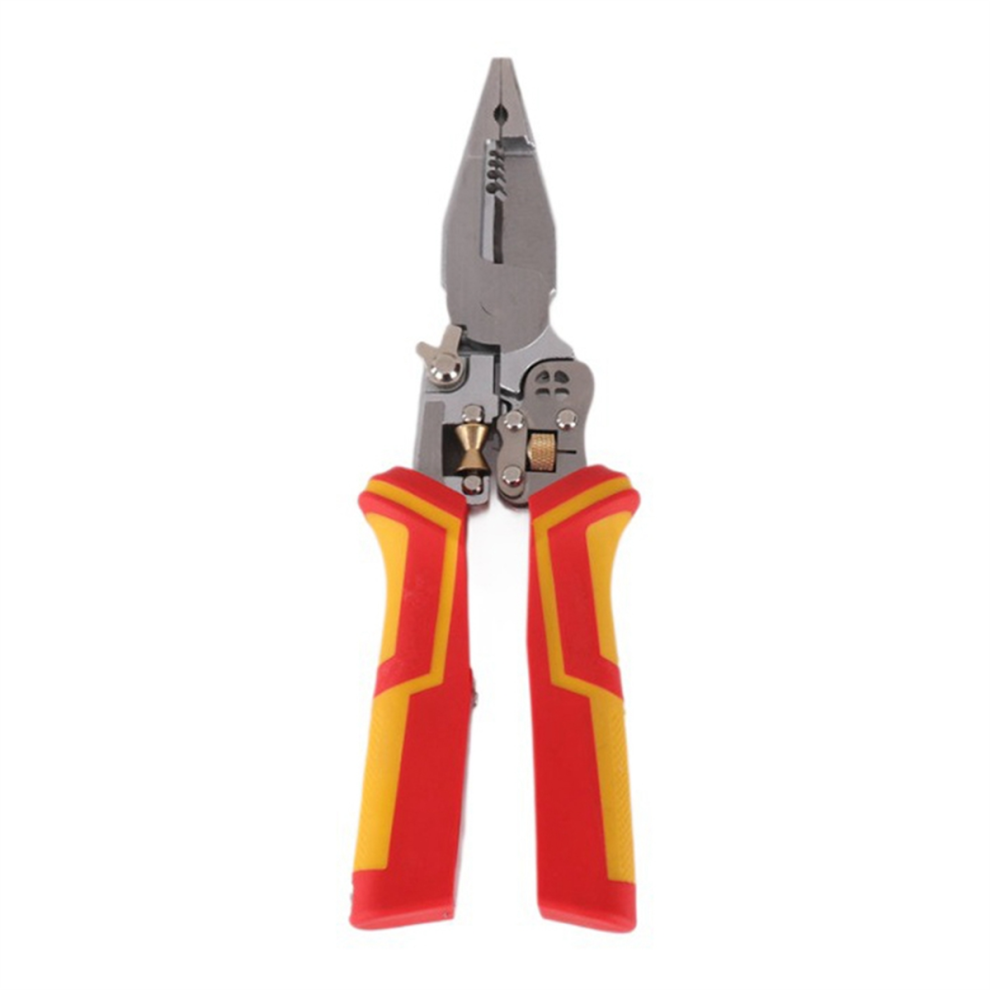 Eight-In-1 Wire Stripper Electrician Cable Cutter Crimping Pliers 4851973653191