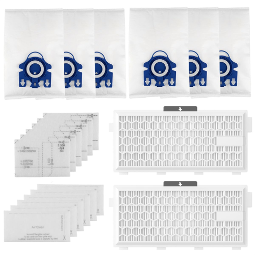 12 sacchetti per aspirapolvere Miele GN 3D Classic C1 Complete C2 C3, S227, S400i, S600, S800, S2000, S5000 e S8000 Series | Leroy Merlin
