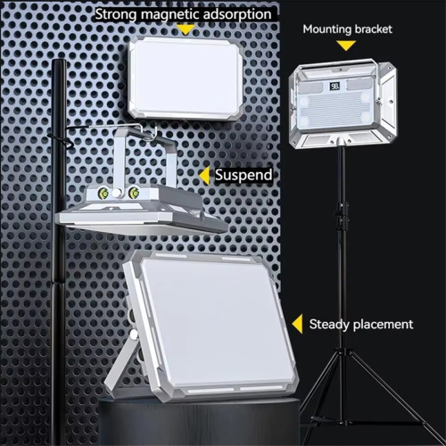 Rechargeable LED Camping Light,Waterproof Outdoor Searchlight 2