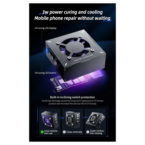 MEGA-IDEA Taichi Turbo-Cooling e Curing Fan Dissipação Rápida de Calor 1
