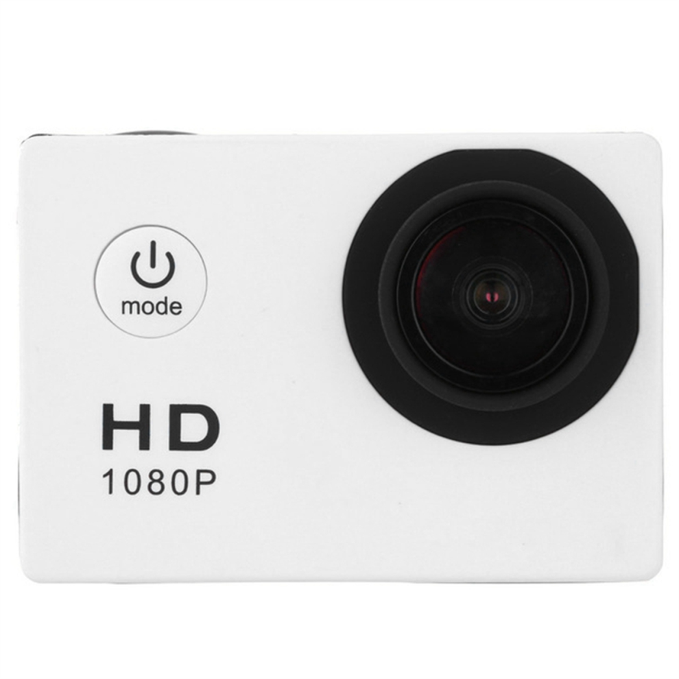 Photos - Other Photo Accessory 1080P HD Action Camera LCD Screen Waterproof 30m Sports White