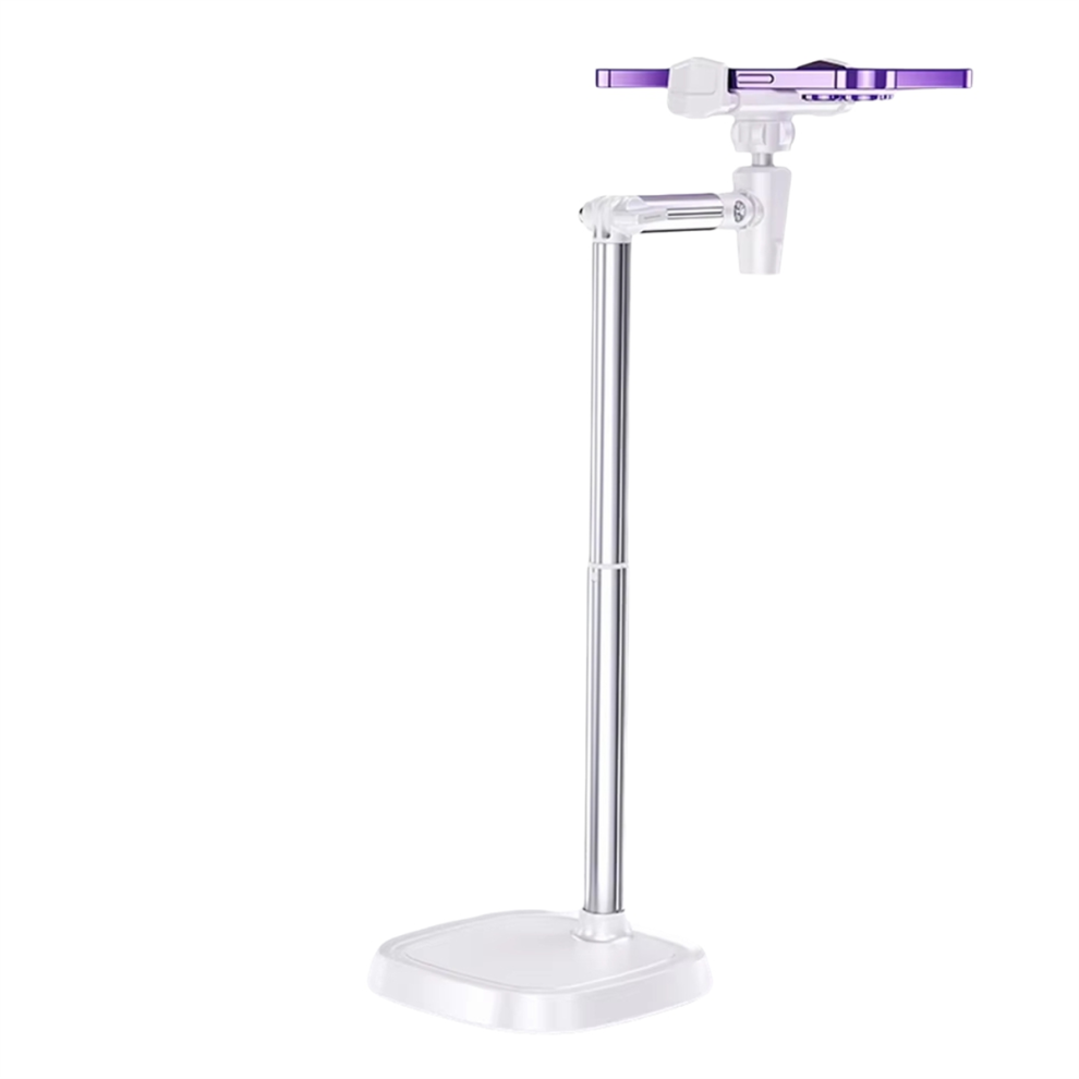Mobile Phone Holder Mount 360 Rotatable Live Broadcast Bracket White 4851215411008