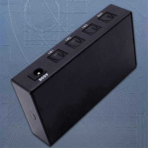 Διακόπτης οπτικών ινών Spdif Toslink οπτικός ψηφιακός διακλαδωτής ήχου 2