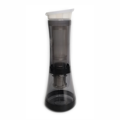 Cold Brew Kaffeemaschine, luftdichter Deckel, Edelstahlfilter, A
