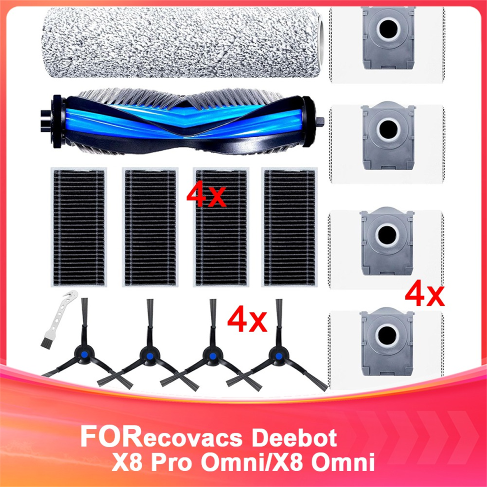 Neznačkové 15Pack Accessory Set For Ecovacs Deebot X8 Pro Omni Robot Vacuum