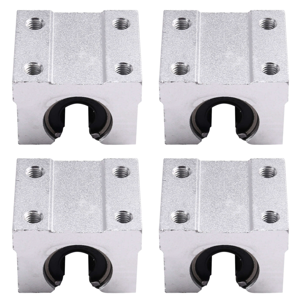 4Pcs Sbr10uu Carriage Block Bearings For Sbr10 Linear Support Rail 4851973686502
