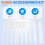 Kit de acessórios para piano com teclas brancas 4