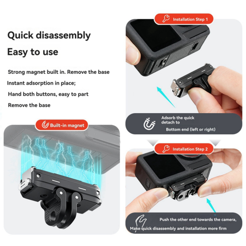 Quick Release Mount for DJI Action 5 Pro Magnetic Base 1
