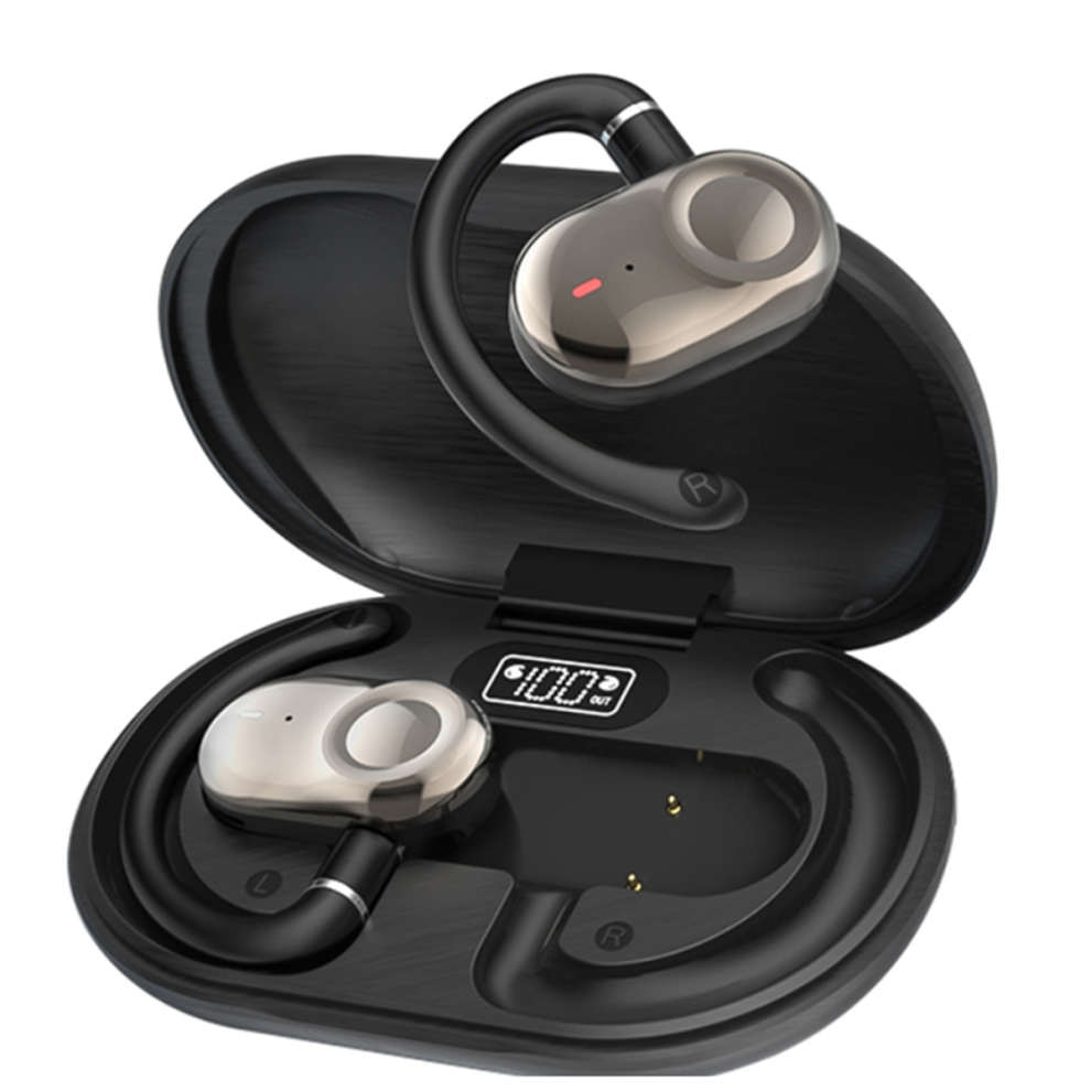 Jm18 Ear-Hook Translation Earphones,Open-Type Ear-Hook Black 4851973681439