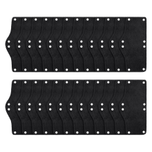 24 peças de faixa de suor para capacete, faixa de suor lavável, faixa de segurança para suor, B