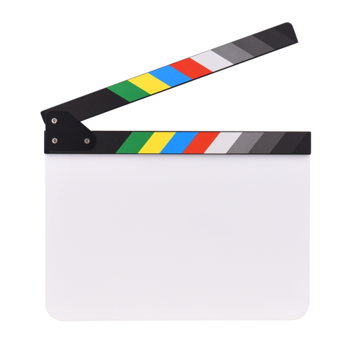 Νέο Clapboard για ταινίες, Clapper Board για σκηνοθέτες, Dry Erase 12 x 9 ίντσες