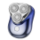 3D Floating Magnetic Blade Men Electric Shaver Mini Portable Beard 3