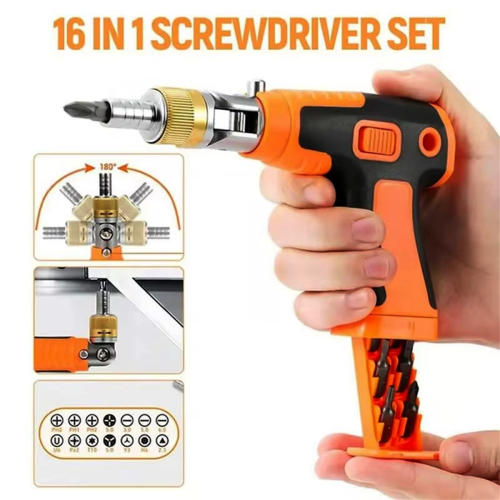 Ratchet Screw Driver 180 Degree Adjustable Angle Screwdriver 1