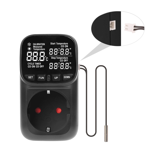 Digital Temperature Controller Socket with Timer EU Plug 2