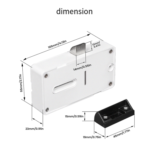 Tuya Smart Bluetooth Cabinet Drawer Lock for Locker 2