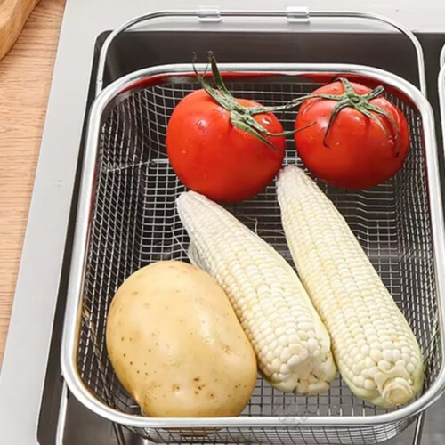 Expandable Cutlery Drying Rack Kitchen Sink Drain Basket 2