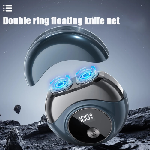 Mini Electric Shaver High Speed Motor Waterproof Blue 2