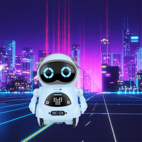 Pocket RC Robot Talking Interactive Voice Recognitions for Kid Blue 2