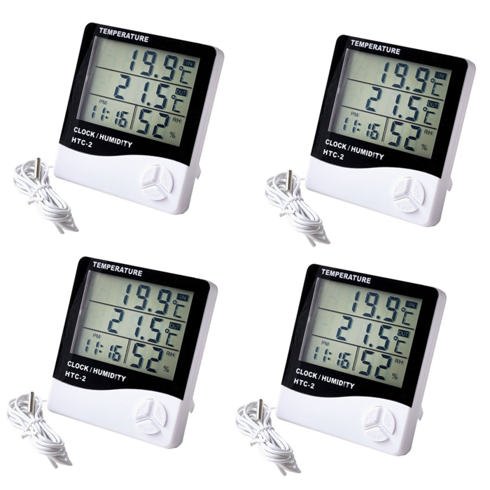 Groot Scherm Thermometer En Hygrometer Digitaal Display-image