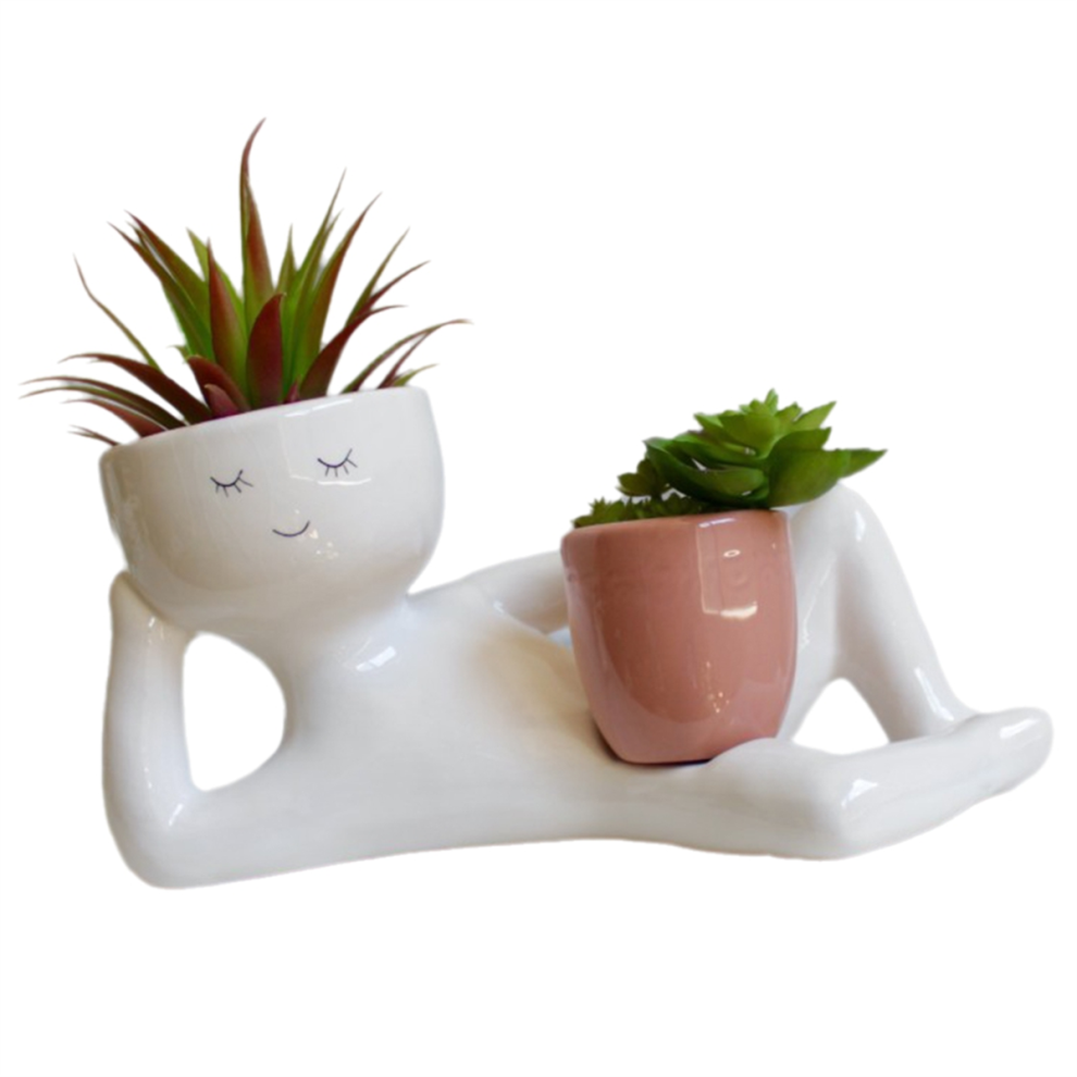 Bloempot Kamerplant Decoratie Leuke Hars Bloempot Decoratie-image