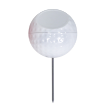 Flight Golf Course Tee Golden Supplies Ball Marker Valkoinen