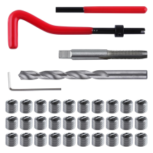 Kit de reparación de roscas M8x1,25 de 30 piezas para reparación de automóviles
