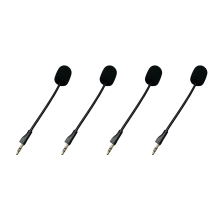 Lot de 4 microphones 3,5 mm pour casques de jeu Logitech G PRO et G PRO X