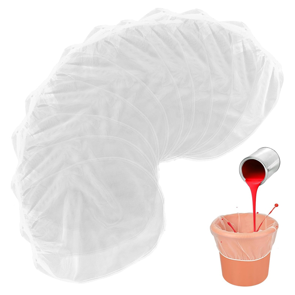 30pcs Paint Strainer Bags 1 Gallon White Fine Mesh Filter Bag-image-OPC-PHHQR2Q-NEW