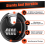 4 Digit Combination Disc Padlock for Storage Unit, School Gym Locker 3