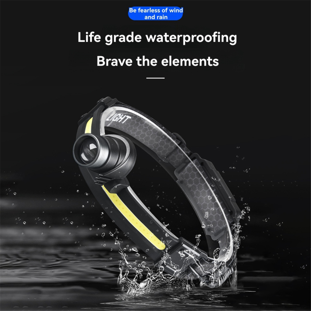 Faro Led Con Sensor Para Exteriores, Luz Potente Con Zoom, Reflector-image