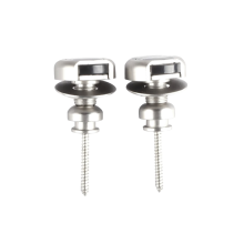 2 peças de travas de segurança para correia de guitarra para guitarra elétrica e baixo, B