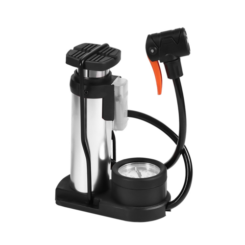 Bomba de pé portátil para encher pneus de bicicleta/bolas