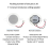 Bathroom Passive Ceiling Speaker Moisture-Proof in-Ceiling Speaker 6