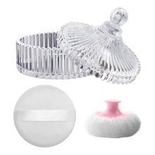 Body Powder Puff en Container Set, Poederdons voor Vrouwen