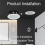 Bathroom 3In 8Ohm 6W Passive Ceiling Speaker Metal in-ceiling Speaker 4