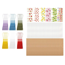Capas para marcadores em branco faça você mesmo, capas de marcadores de papel kraft B