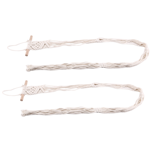 2 peças cabides para chapéus de macramê cabide para chapéus boho cabide para chapéus de cowboy 2