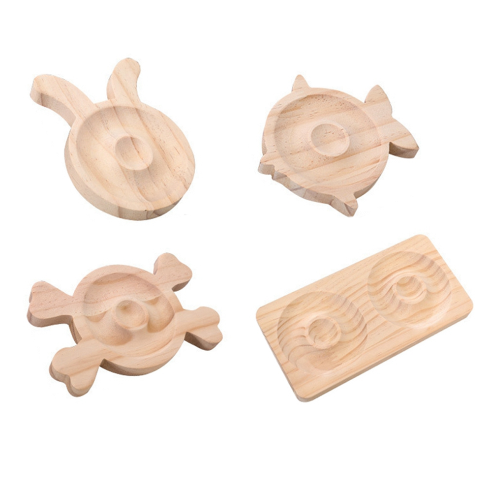 4-delige houten kralen display lade accessoires vitrine
