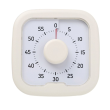 Visuele timer 60 minuten stopwatch wekker afteltimer wit