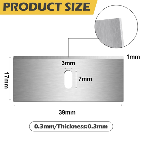 100 Pcs Replacement Mat Blades Stainless Steel Mat Cutter Blade 2