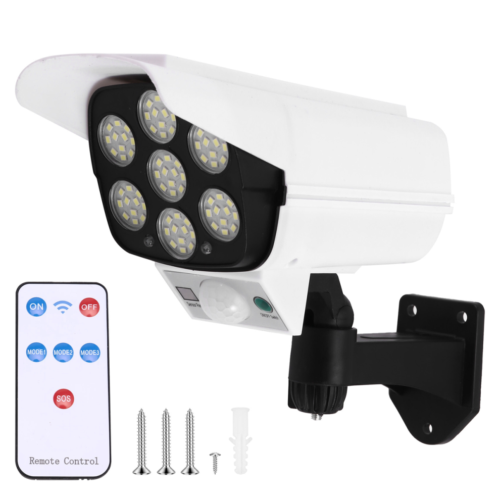 Simulation de sécurité fausse caméra capteur de corps humain lumière