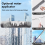 Telescopic Shower Rubber Broom and Window Cleaner 7