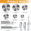 Cutting Wheel for Drill,Rotary Tool Cutting Discs 1/4In Round Shank 4