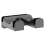 Hair Dryer Wall Mount Bracket Black 1